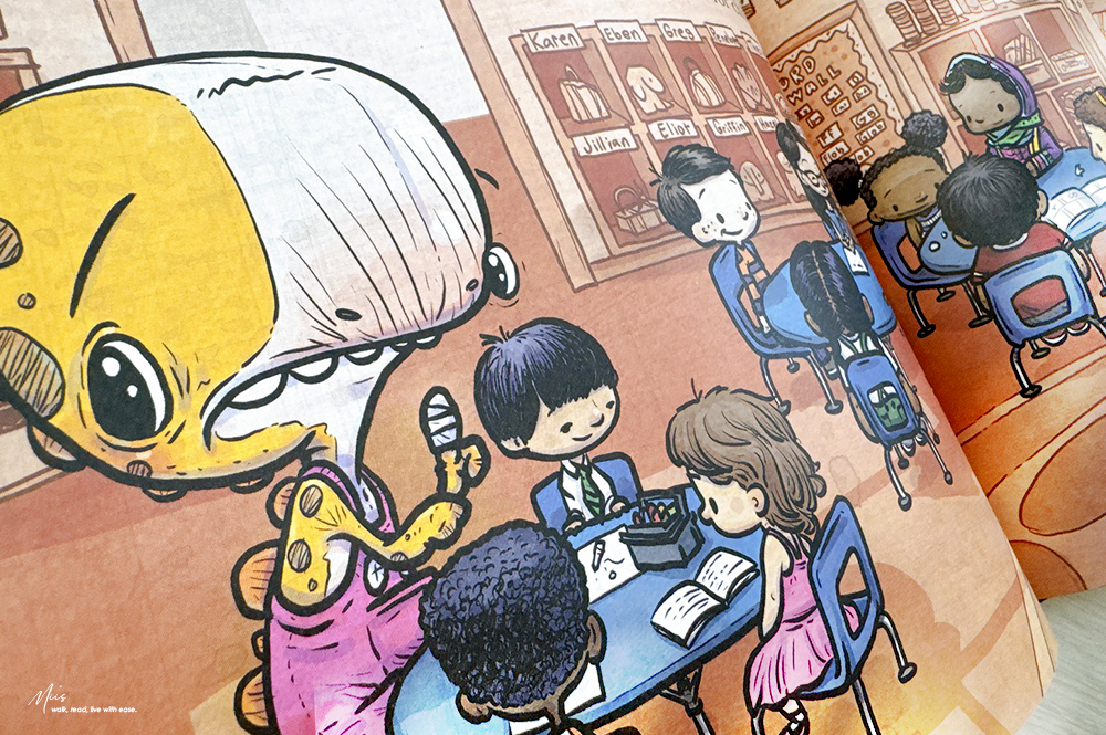 適合5-9歲|We Don’t Eat Our Classmates 全美爆紅暢銷幽默繪本,當暴龍變成轉學生,黑色幽默繪本推薦 - 第13張圖 適合5-9歲|We Don’t Eat Our Classmates 全美爆紅暢銷幽默繪本,當暴龍變成轉學生,黑色幽默繪本推薦